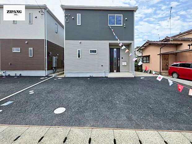 【現地外観写真】現地完成済みですので即日見学可能です♪周辺物件とともにご紹介させていただきますのでお気軽にお問い合わせください！ 