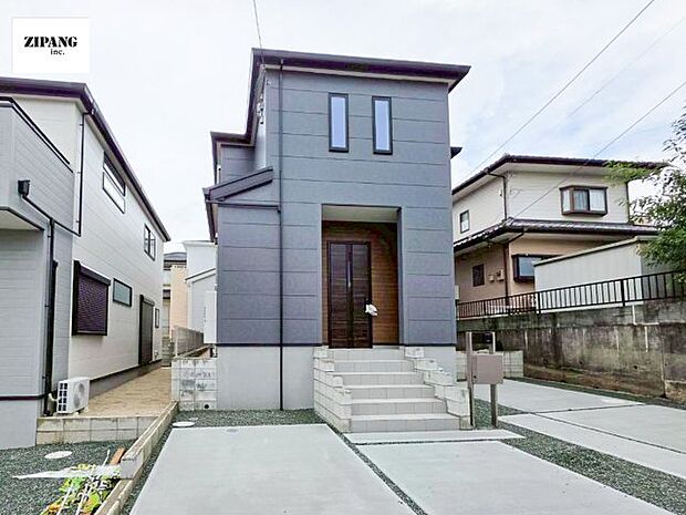 【現地外観写真】現地完成済みですので即日見学可能です♪周辺物件とともにご紹介させていただきますのでお気軽にお問い合わせください!