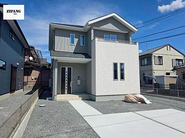 【現地外観写真】現地完成済みですので即日見学可能です♪周辺物件とともにご紹介させていただきますのでお気軽にお問い合わせください!