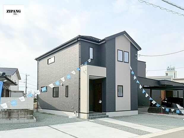 【現地外観写真】現地完成済みですので即日見学可能です♪周辺物件とともにご紹介させていただきますのでお気軽にお問い合わせください！ 