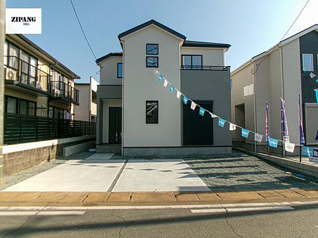 【現地外観写真】現地完成済みですので即日見学可能です♪周辺物件とともにご紹介させていただきますのでお気軽にお問い合わせください!