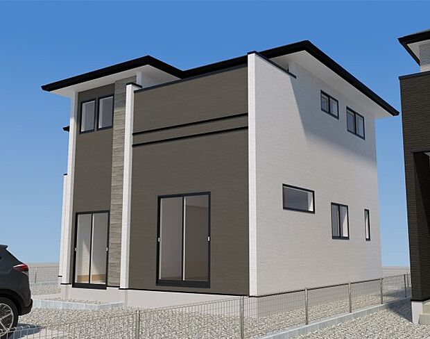 【現地外観写真】ただいま建築中です♪周辺物件とともにご紹介させていただきますのでお気軽にお問い合わせください。（画像は完成イメージです） 