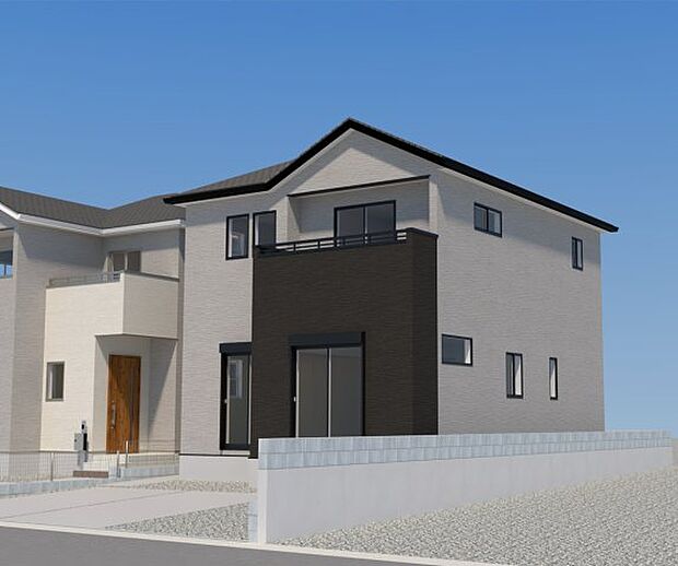 【現地外観写真】ただいま建築中です♪周辺物件とともにご紹介させていただきますのでお気軽にお問い合わせください。（外観は完成イメージです） 