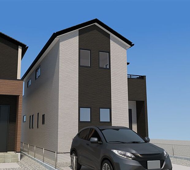 【現地外観写真】ただいま建築中です♪周辺物件とともにご紹介させていただきますのでお気軽にお問い合わせください。（画像は完成イメージです） 