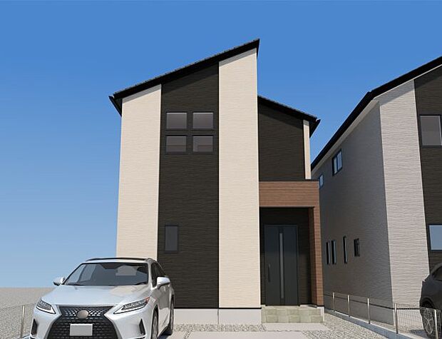 【現地外観写真】ただいま建築中です♪周辺物件とともにご紹介させていただきますのでお気軽にお問い合わせください。（画像は完成イメージです） 