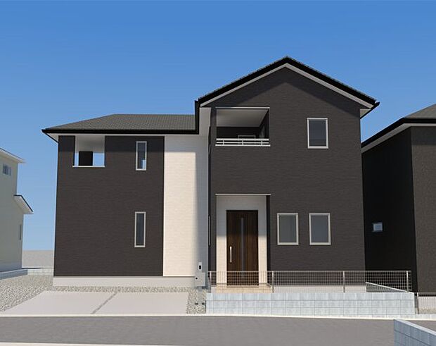 【現地外観写真】ただいま建築中です♪周辺物件とともにご紹介させていただきますのでお気軽にお問い合わせください。(画像は完成イメージです)