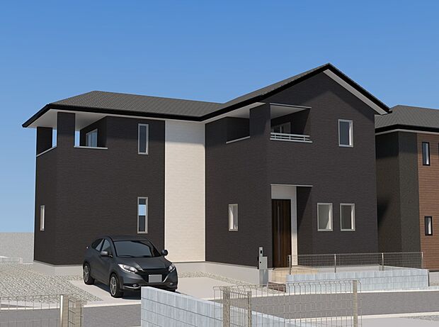 【現地外観写真】ただいま建築中です♪周辺物件とともにご紹介させていただきますのでお気軽にお問い合わせください。(画像は完成イメージです)