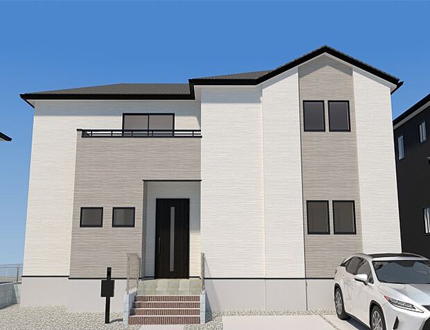 【現地外観写真】ただいま建築中です♪周辺物件とともにご紹介させていただきますのでお気軽にお問い合わせください。（画像は完成イメージです） 