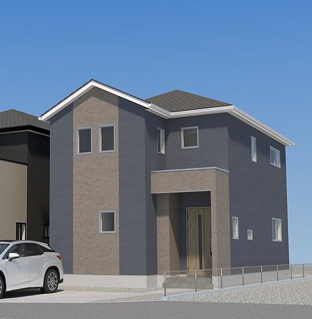 【現地外観写真】ただいま建築中です♪周辺物件とともにご紹介させていただきますのでお気軽にお問い合わせください。(画像は完成イメージです)