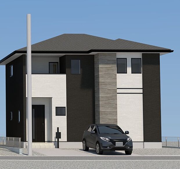 【現地外観写真】ただいま建築中です♪周辺物件とともにご紹介させていただきますのでお気軽にお問い合わせください。(画像は完成イメージです)