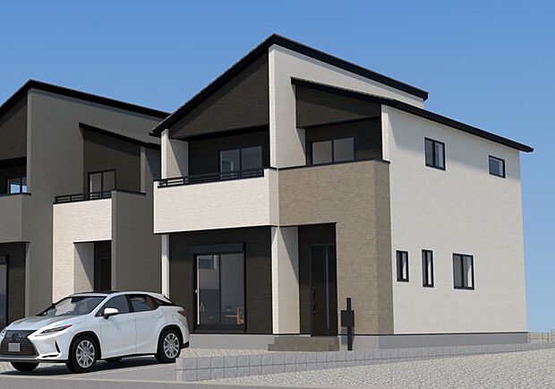 【外観】ただいま建築中です。周辺物件とともにご紹介させていただきますのでお気軽にお問い合わせください。（外観は完成イメージです） 