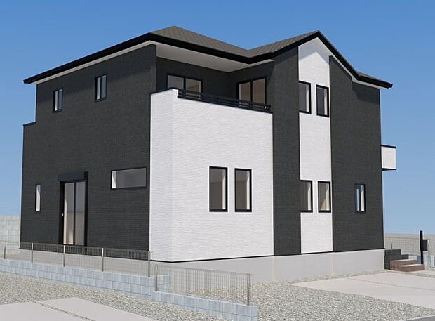 【外観】【現地外観写真】ただいま建築中です。周辺物件とともにご紹介させていただきますのでお気軽にお問い合わせください。（外観は完成イメージです） 