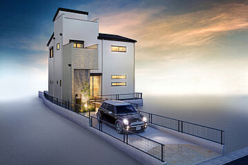 【都心直結×駐車2台】～ルシェール川口本町～再開発エリアに佇む高性能デザイン住宅 外観