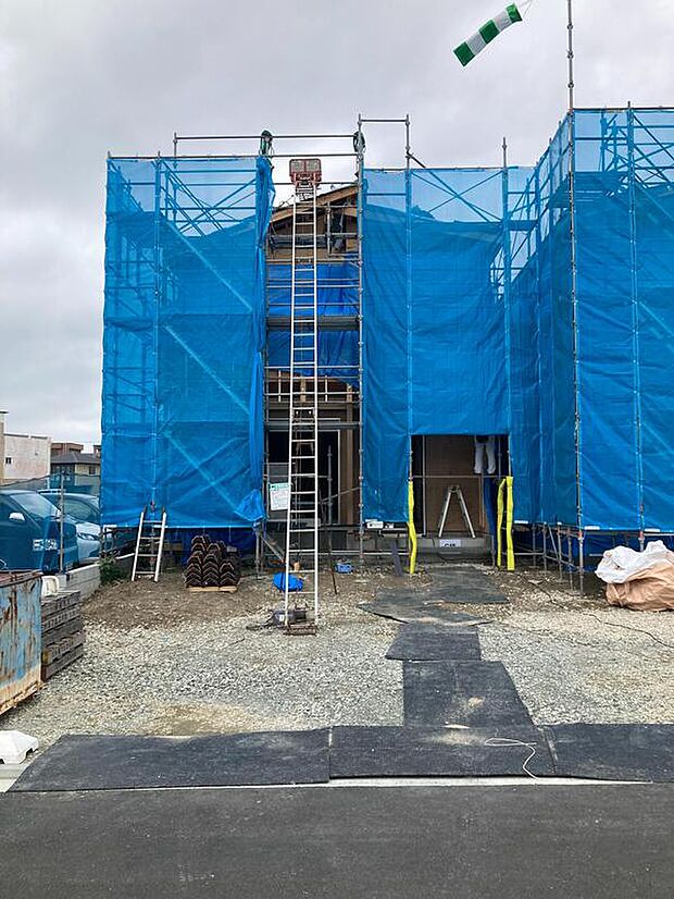 【【C棟　外観】】ご家族で快適に暮らせる住まいをお届けします。