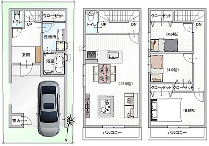 土地建物セット価格3880万円 