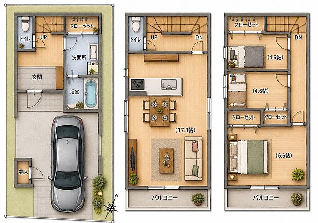 土地建物セット価格3880万円