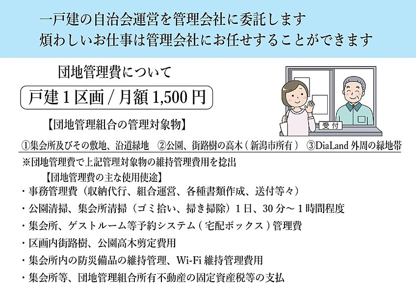 戸建・マンション・商業施設で団地管理組合を結成