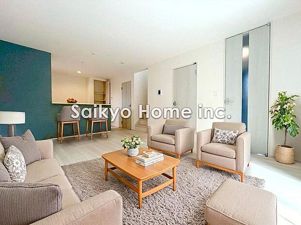 リビング※家具等はCG加工しております