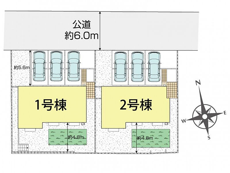 袖ケ浦市のぞみ野2棟 区画図