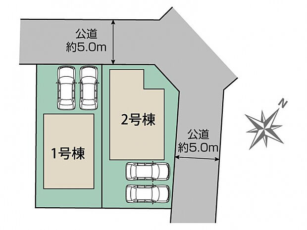 千葉市若葉区小倉台2丁目2棟 区画図
