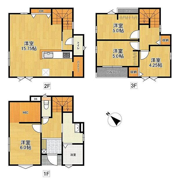 【4LDK】※図面と異なる場合は、現況を優先します。