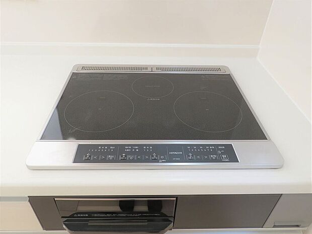 【その他設備】吹きこぼれのお掃除もお手入れも簡単♪