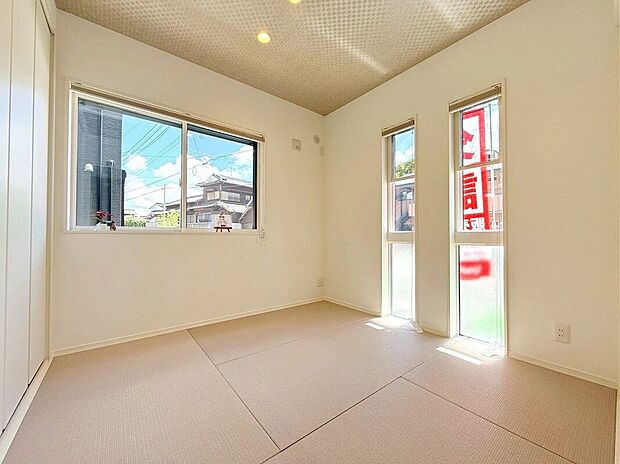 ☆1号棟☆【和室】畳が心地よい和室♪客間としてはもちろん、小さいお子さまの遊びスペースにもおススメ♪
