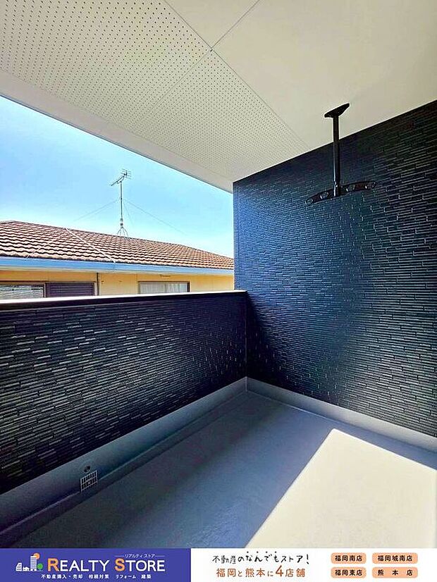 【バルコニー】☆3号棟☆【バルコニー】陽当たり良好なバルコニー!お布団やたくさんのお洗濯物もしっかりと干すことが出来ます♪