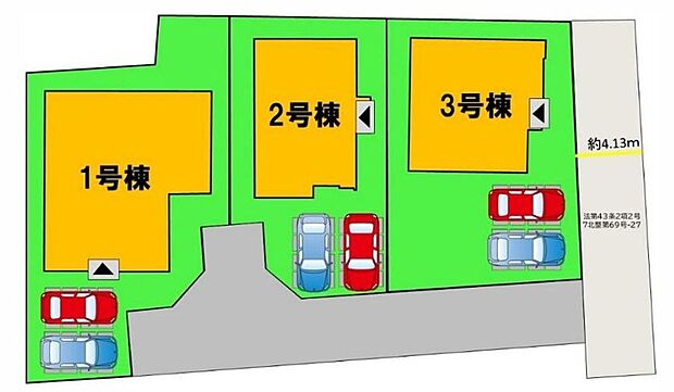 【全体区画図】【区画図】