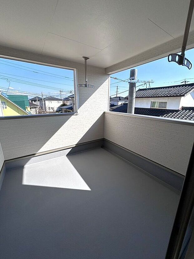 【バルコニー】☆バルコニー☆天候に左右されにくく使いやすいインナーバルコニー♪