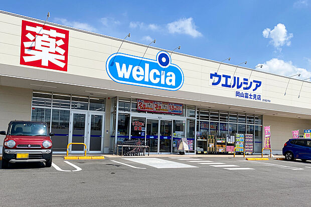ウエルシア岡山富士見店(約750m)