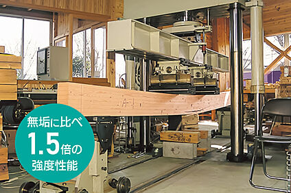 【精度・高強度の構造用集成材】