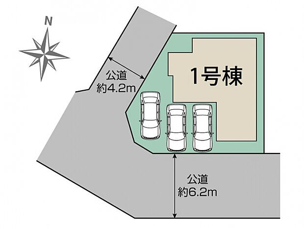 大和郡山市小泉町1棟 区画図