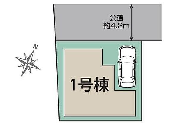 【区画図】
穏やかな時が流れる落ち着いた住環境の低層住宅地。住人以外の車の進入も少なく、小さなお子様を持つご家庭にも安心です♪
