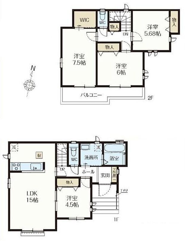 飯田グループホールディングス　新座市石神４丁目　６期　全１１棟  Ｋ号棟