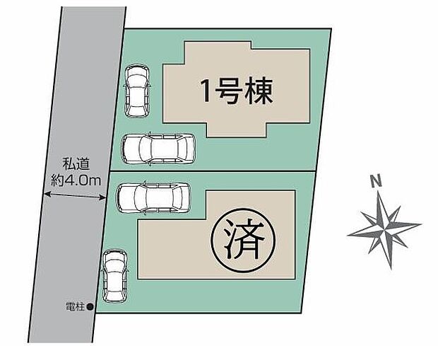 カースペース2台完備♪
来客用や自転車を停めるのにも困りません♪
