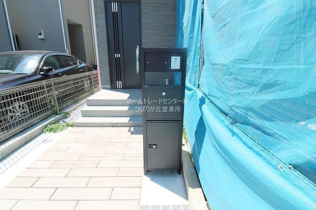【【宅配BOX】】戸建用の宅配ボックスを設置。通販でのお買い物などお荷物が届く予定があっても時間を気にせず外出できるので大変便利です。