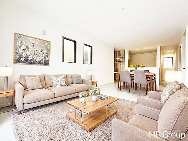 ■家具の配置がしやすく模様替えも楽しめる空間※家具はCGです