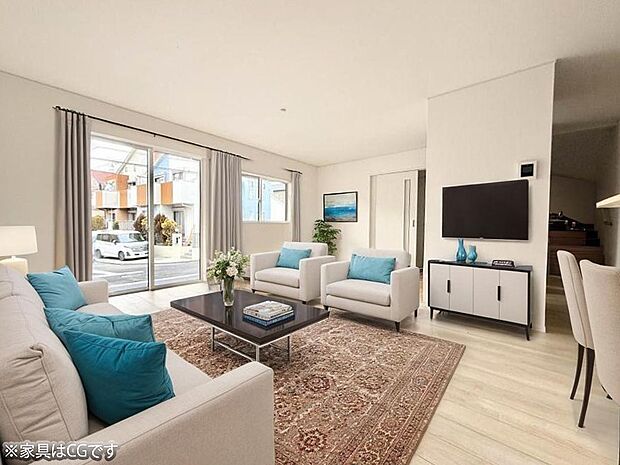 ■お気に入りの場所で、のんびりとした時間を※家具はCGです