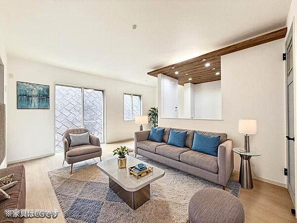 いつの間にか家族が集まっちゃうそんなリビングいいですよね