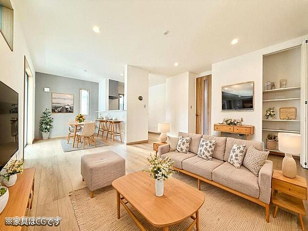 ■いつの間にか家族が集まっちゃうそんなリビングいいですよね