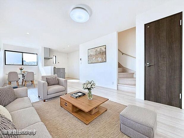 ■くつろぎと笑顔が集まる、心温まるリビング