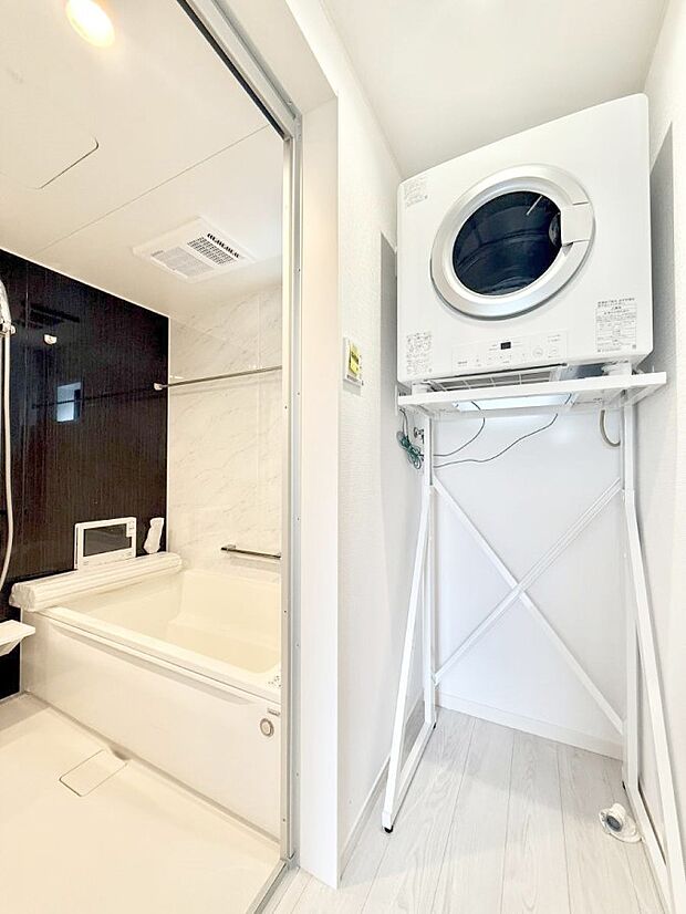 ■外干し不要。ガス乾燥機で清潔仕上げ