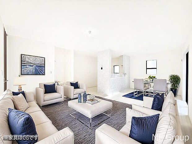 ■くつろぎと笑顔が集まる、心温まるリビング