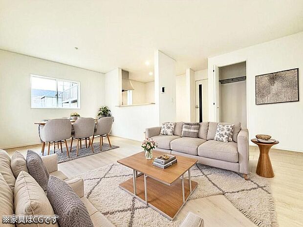 ■心落ち着く場所、ゆったり過ごせるリビング