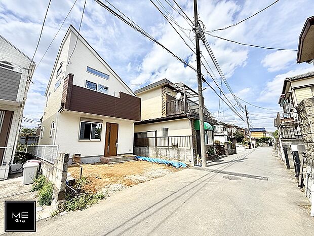 前面道路広々