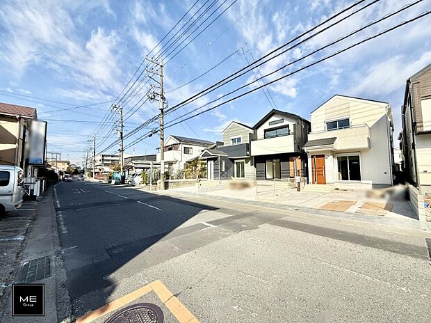 【前面道路含む現地写真】■新しい住まい、街の新しい風景