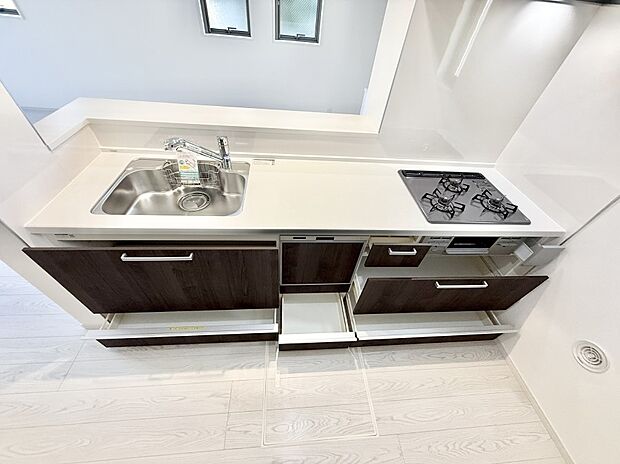 【キッチン】■料理がもっと楽しくなる、快適なキッチン空間