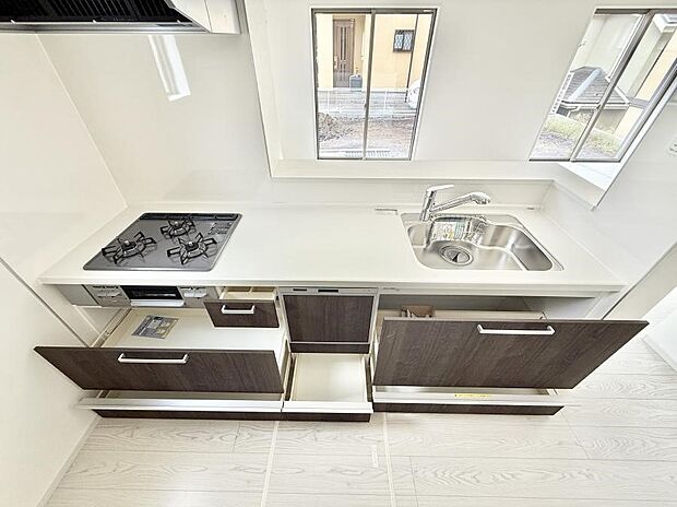 【ダイニングキッチン】■家族とつながる、コミュニケーションの場