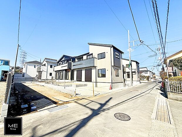 【前面道路含む現地写真】■新しい暮らしが始まる場所で、家族の絆を深める